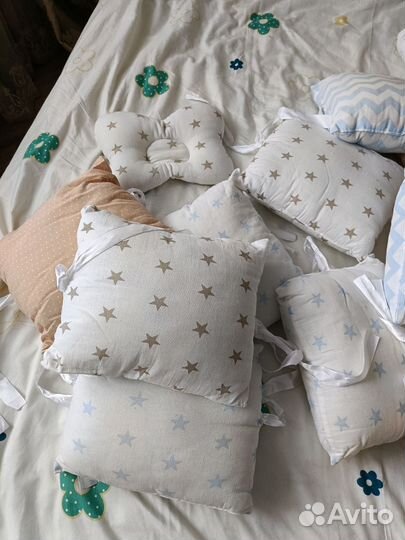 Бортики и балдахин в кроватку