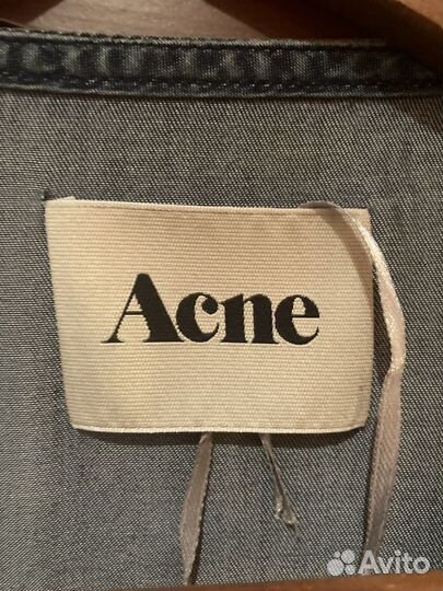 Платье из денима Acne Studios (оригинал)