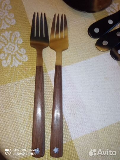 Набор столовый из рога буйвола