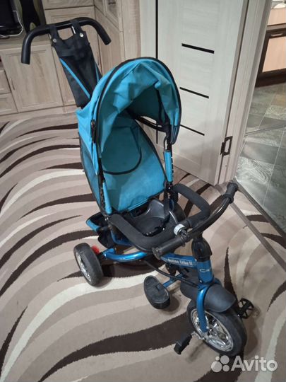 Трехколесный велосипед с ручкой