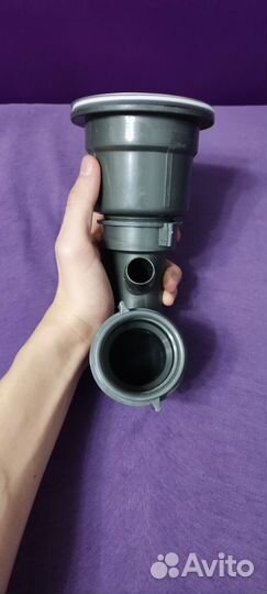Слив для раковины глубокий с крышкой