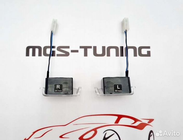 Проекция в зеркала AMG Mercedes C-class w205