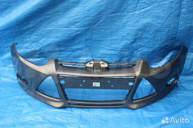 Передний бампер форд фокус 3 серо-коричневый №87