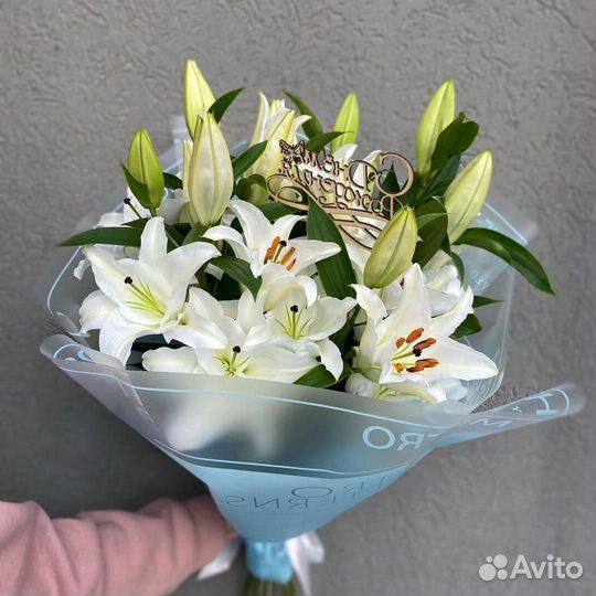 Букеты из лилий