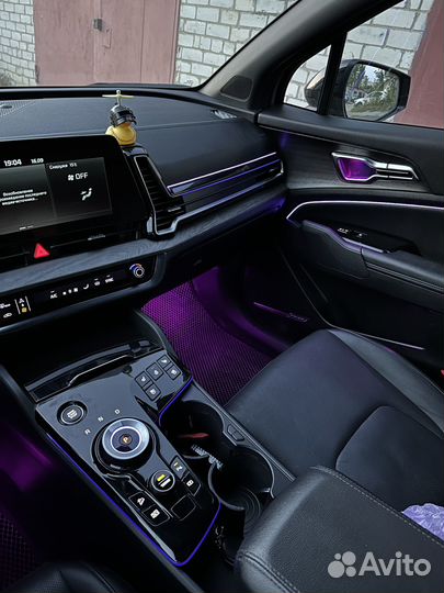 Установка динамической подсветки салона Ambient