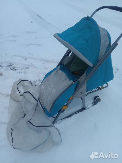 Коляска санки