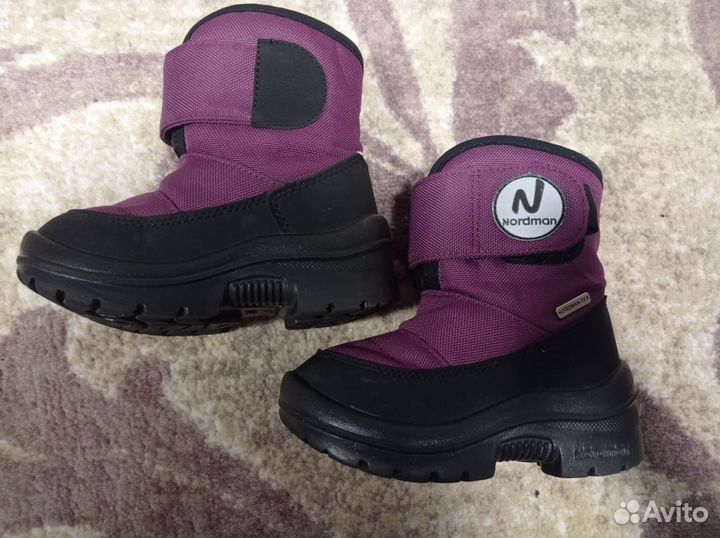 Ботинки зимние для девочки 24