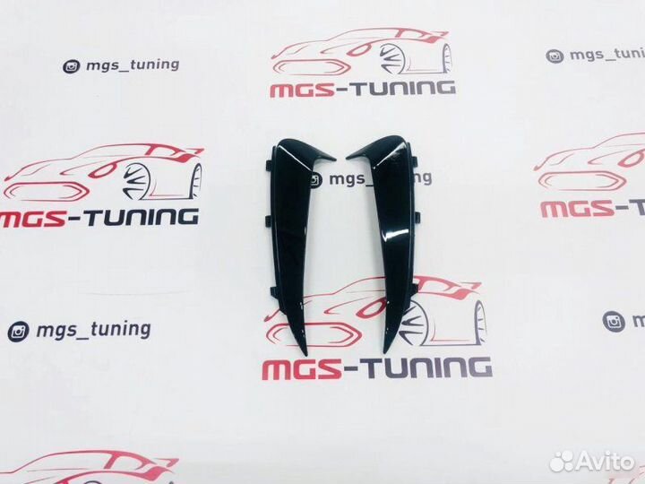 Плавники в задний бампер на C-Class w205