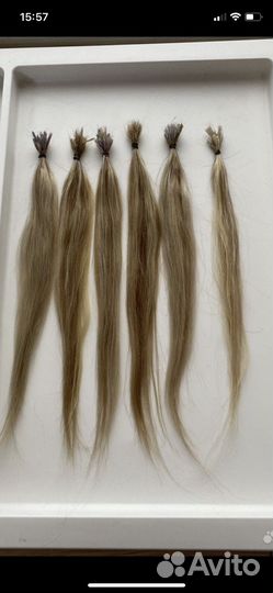 Волосы для наращивания мелир