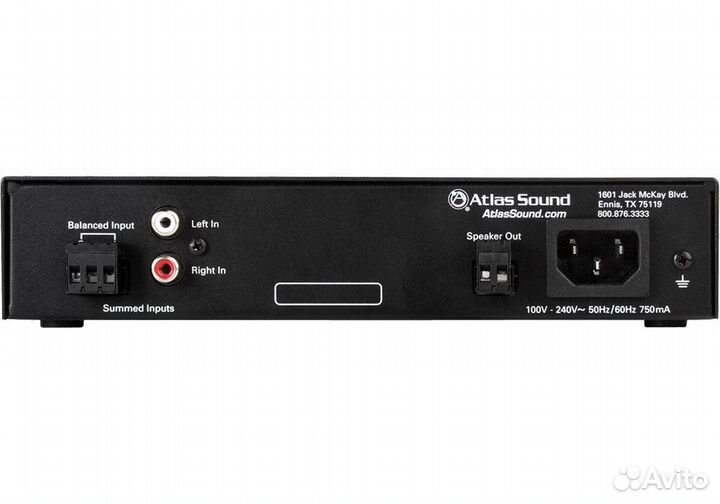 Усилитель atlas sound pa40g