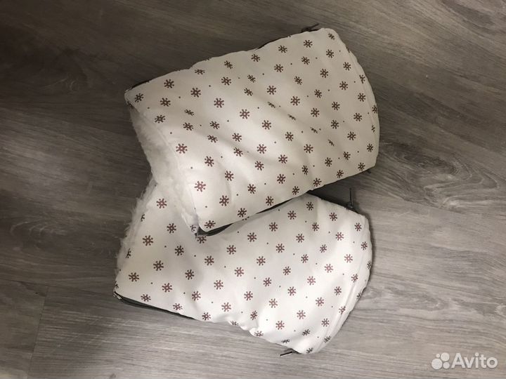 Рукавицы на санки коляску