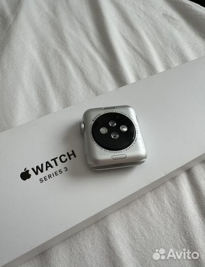 Часы apple watch 3 38 mm silver