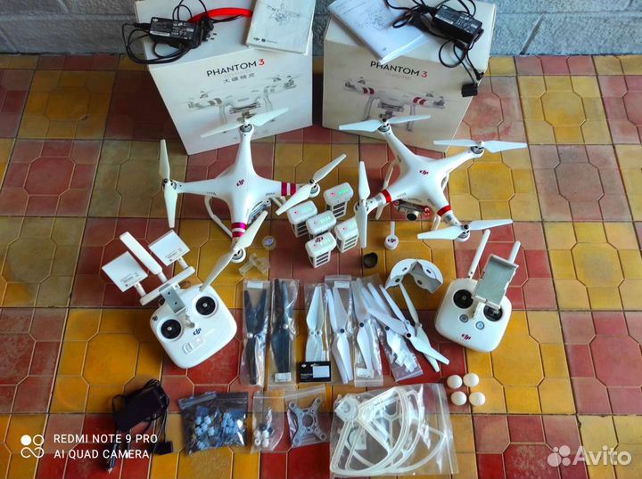 Квадрокоптеры DGI phantom 3 standart и advanced