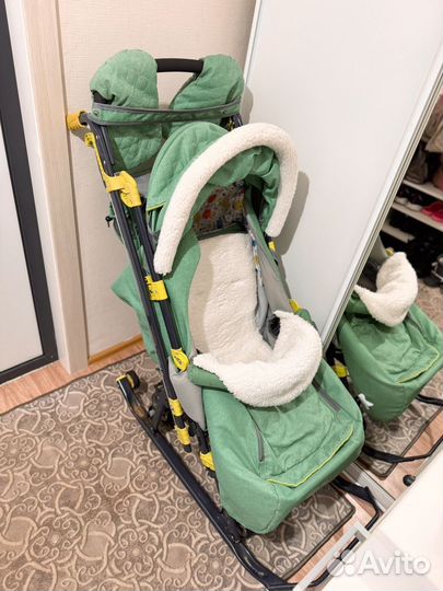 Санки коляска ника kids