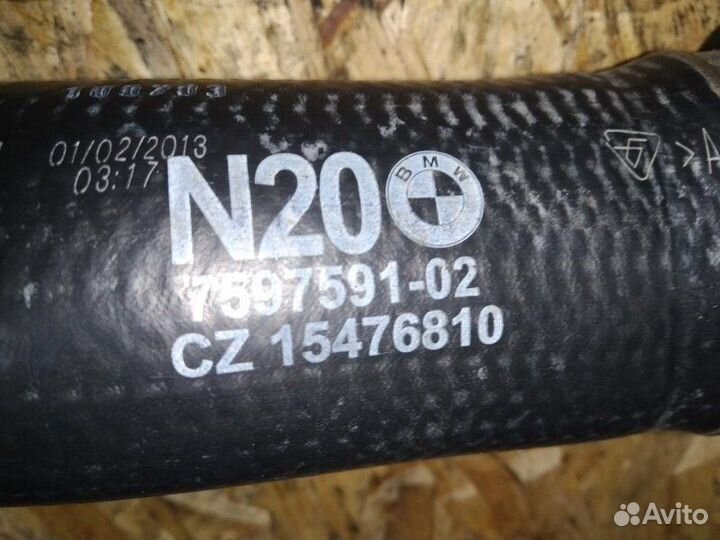 Воздуховод наддувочного воздуха Bmw 320I F30 N20