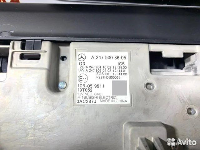 Дисплей Mercedes W177 A177 A117