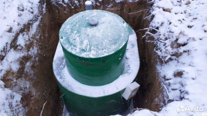 АВТОНОМНАЯ канализация работаем зимой гарантия