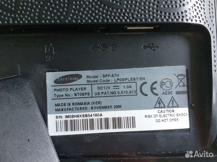 Фоторамка Samsung spf-87h цифровая электронная