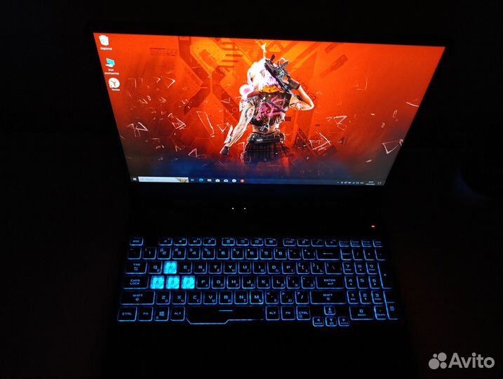 Мощный asus TUF core i5/GTX 1650/144 Ghz