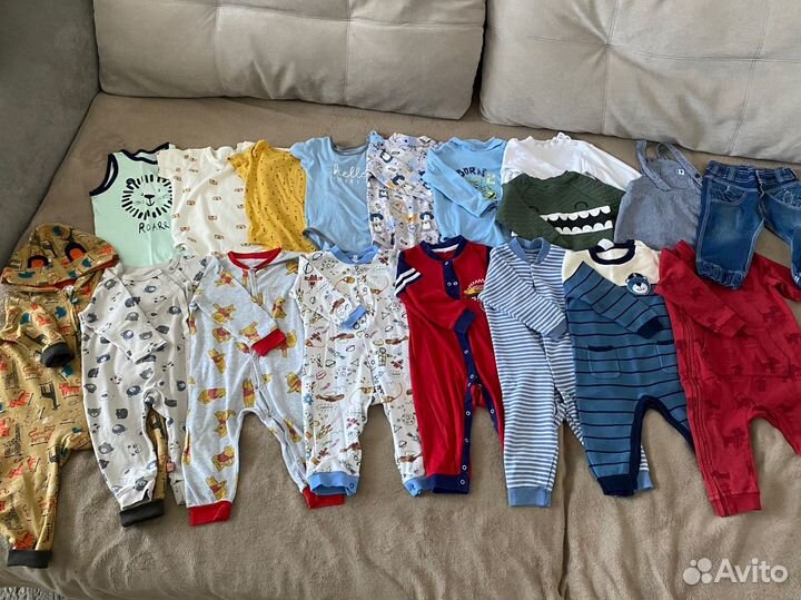 Детские вещи пакетом на мальчика 80 размер