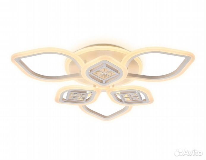 Люстра FA282/3+3 WH белый 116W 660*600*120 пду