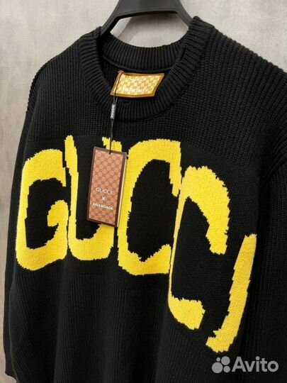 Свитер оверсайз Gucci Balenciaga (premium)