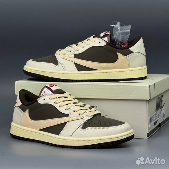 Кроссовки Nike Air Jordan 1 Low X Travis Scott