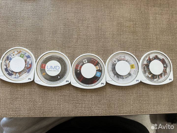 Диски для psp sonic, tekken, soulcalibur и другие