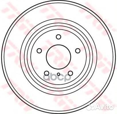 Диск тормозной передний infiniti G, M, nissan M