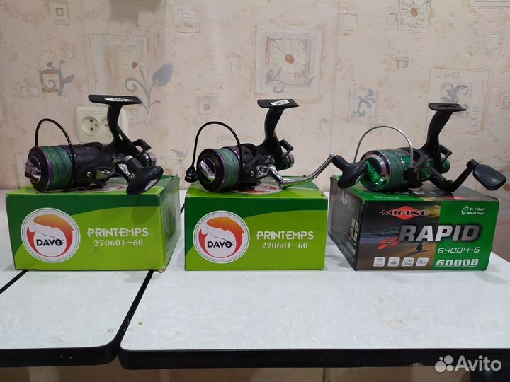 Продам катушки Dayo 6000 с Бертранером