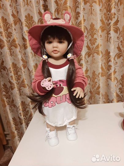 Кукла реборн полностью силиконовая55см