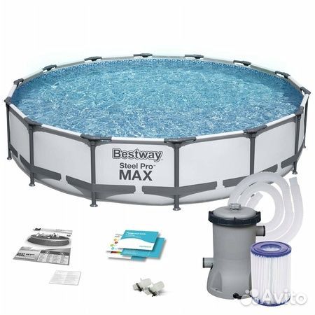 Каркасный бассейн 305 х 76 см с фильтром Bestway