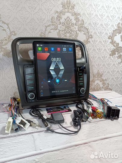 Магнитола Renault Logan 2 android Tesla