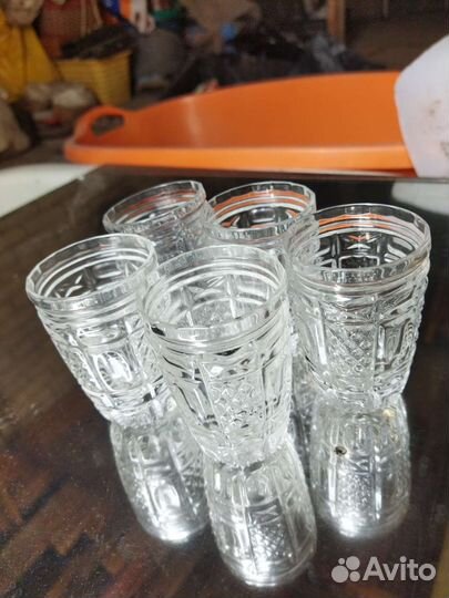 Стаканы стекло СССР, стопки