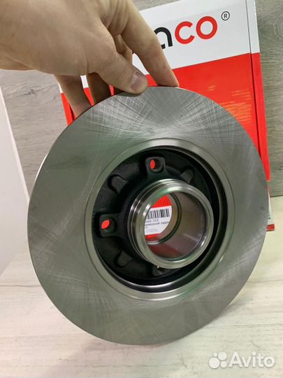 Диск тормозной задний Peugeot 2008, 207, 208, 307