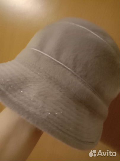 Шляпка женская серая, осень/зима