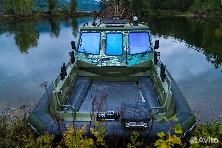 Аэролодка Север 750К с пробегом