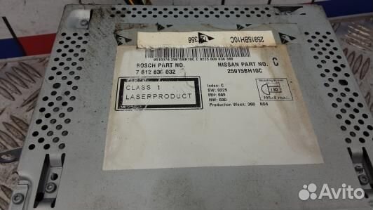 Магнитола nissan qashqai J10 (AEA15I401)