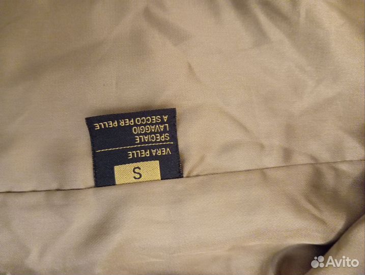 Плащ из натуральной кожи