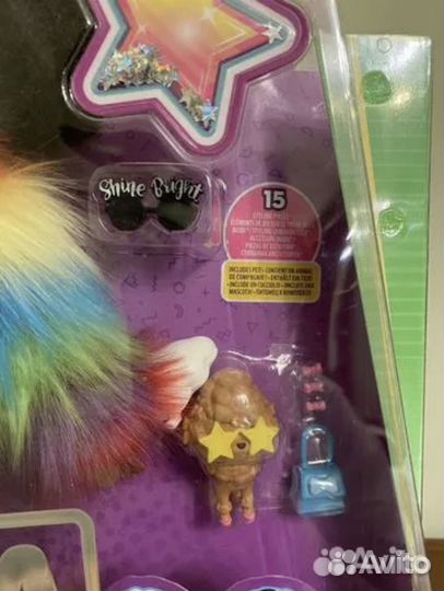 Кукла Барби. Barbie Extra серия 1 в радужной шубе