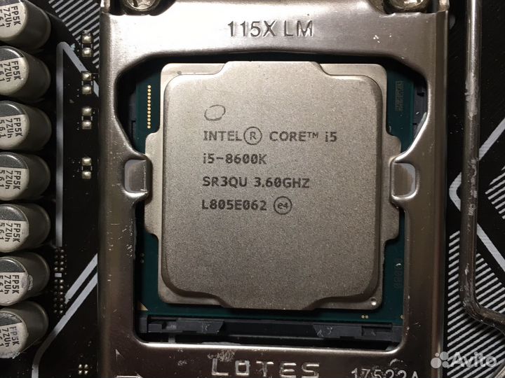 Intel core i5 8600k 3.60GHz