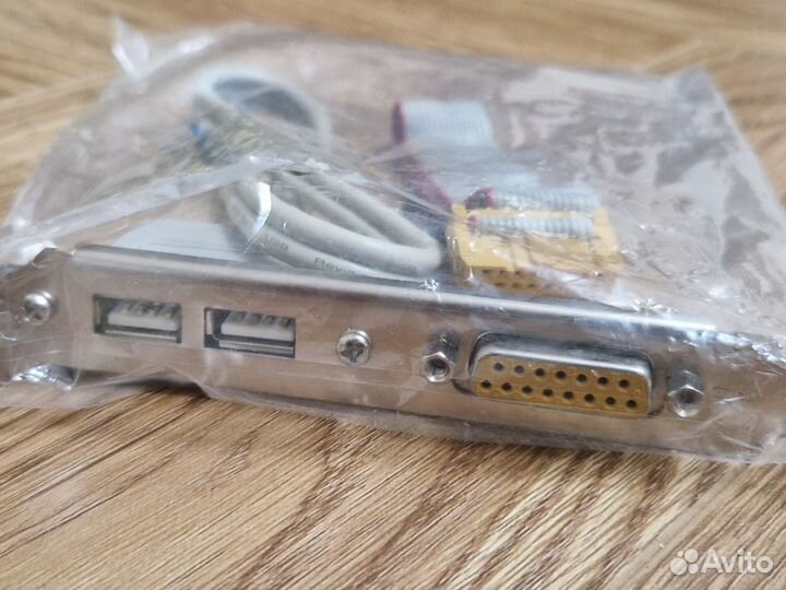 Планка вывода USB 2.0 2 порта + Gameport midi-port