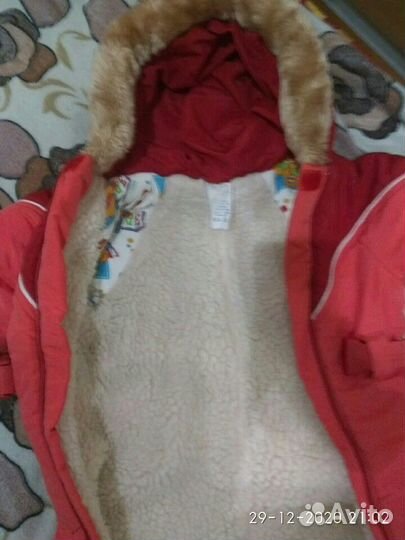 Зимний детский комбинезон