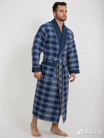 Халат мужской вафельный