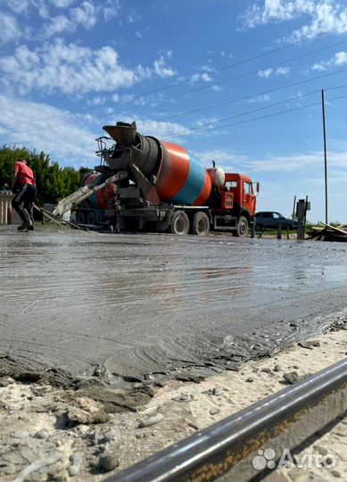 Бетон И раствор всех марок с доставкой миксером