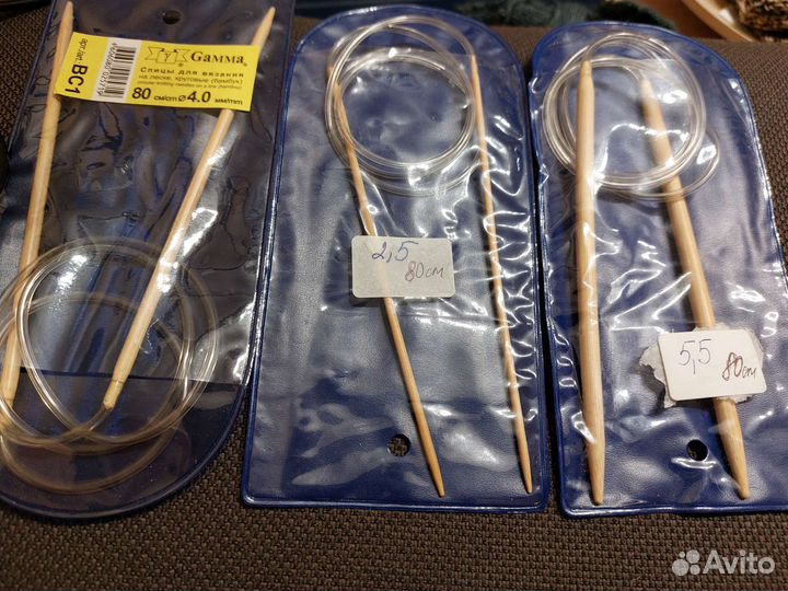 Спицы круговые разные