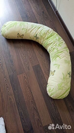 Большая подушка для беременных рогалик