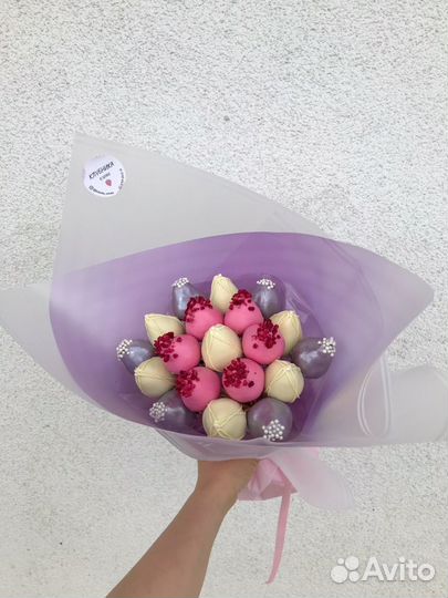 Букет из клубники в шоколаде