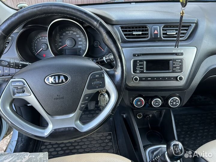 Kia Rio 1.4 МТ, 2017, 197 000 км