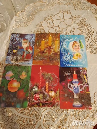 Новогоднии открытки 80-х